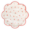 Cherries Scattered Plate, 8pk