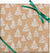 White Glitter Trees on Kraft Christmas Wrapping Paper