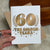 60 The Golden Years Milestone 60th Birthday Greeting Card
