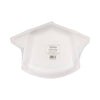 White Grad Cap Shaped Plate, 8ct