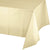 Ivory Plastic Tablecloth, 1pk