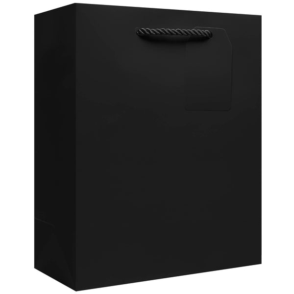 Matte Black Medium Gift Bag