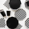 Black & White Checker Dinner Plates, 8pk